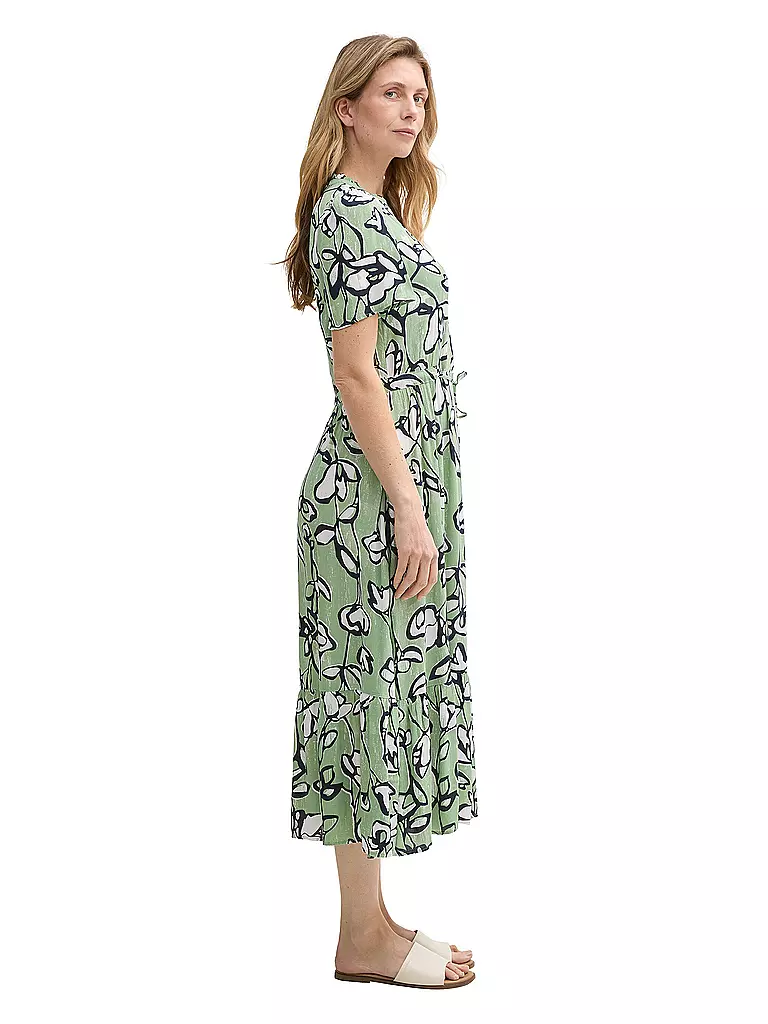 TOM TAILOR | Midikleid  | hellgrün