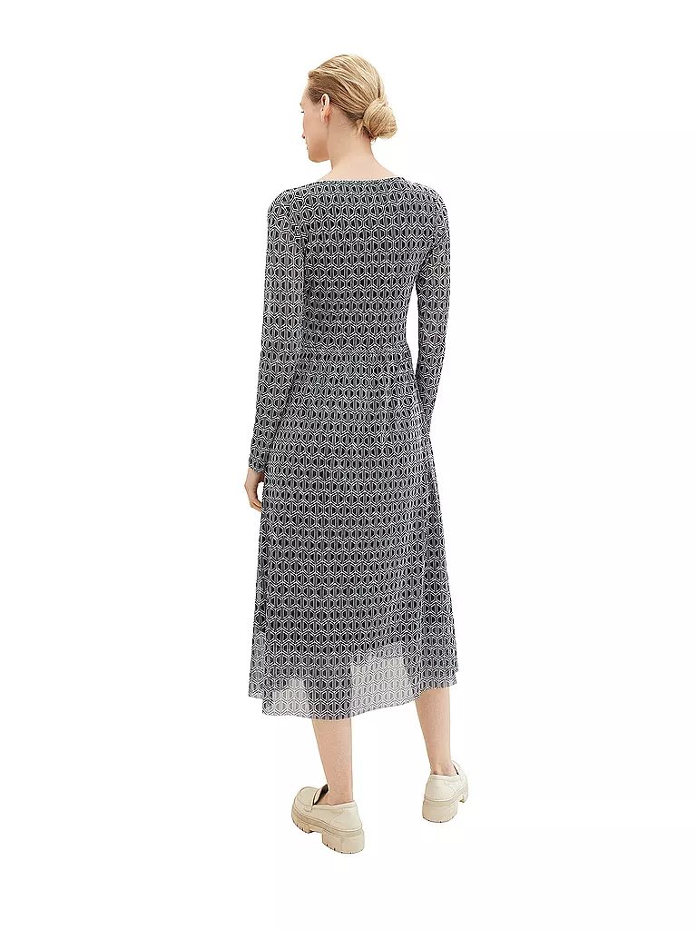 TOM TAILOR | Midikleid | dunkelblau