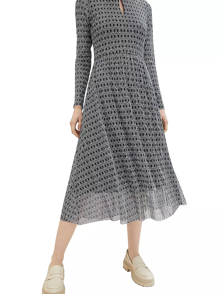 TOM TAILOR | Midikleid | dunkelblau
