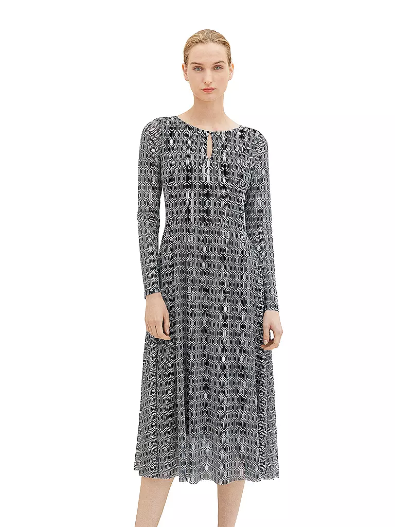 TOM TAILOR | Midikleid | dunkelblau