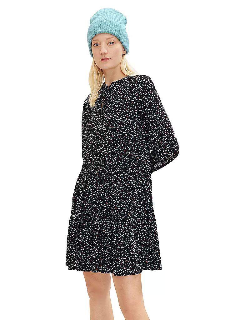 TOM TAILOR | Minikleid | schwarz