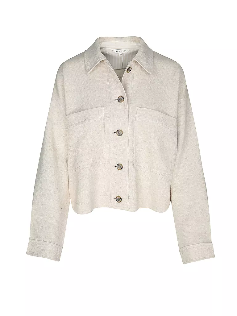 TOM TAILOR | Overshirt  | creme