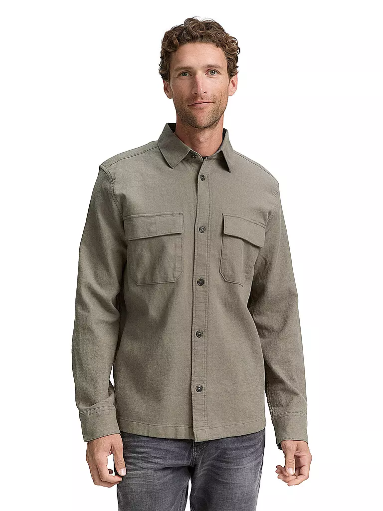 TOM TAILOR | Overshirt  | olive