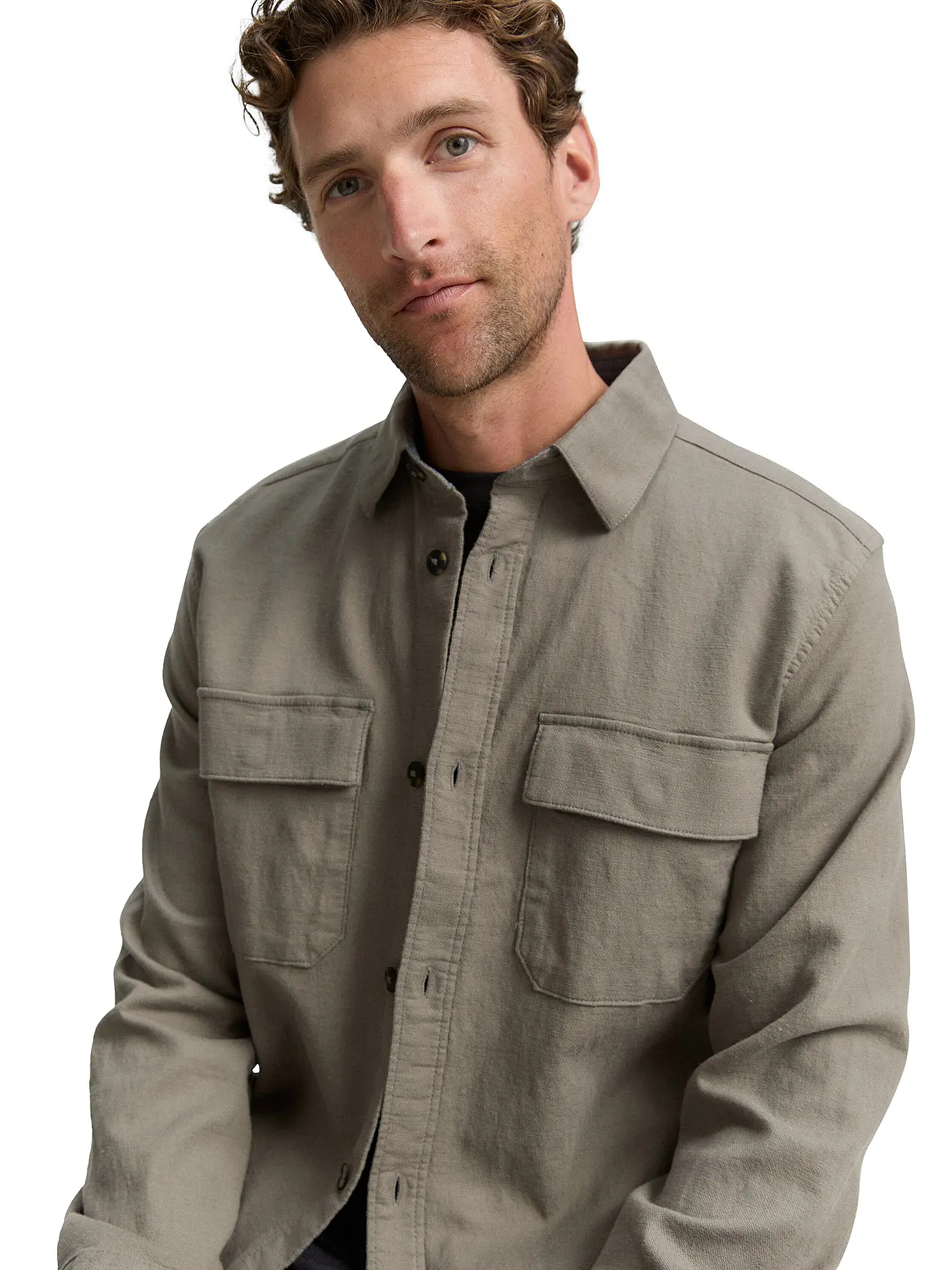 TOM TAILOR | Overshirt  | olive