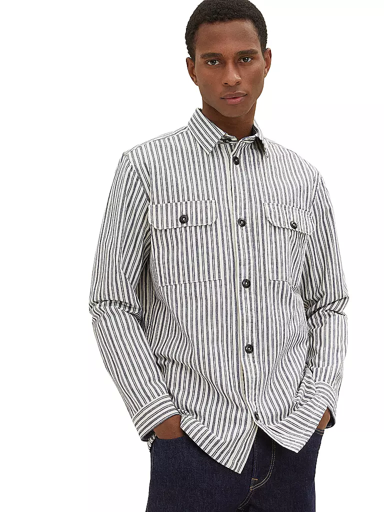 TOM TAILOR | Overshirt | blau