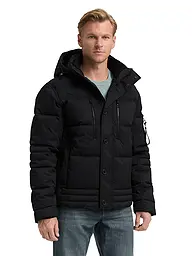 TOM TAILOR | Parka | schwarz