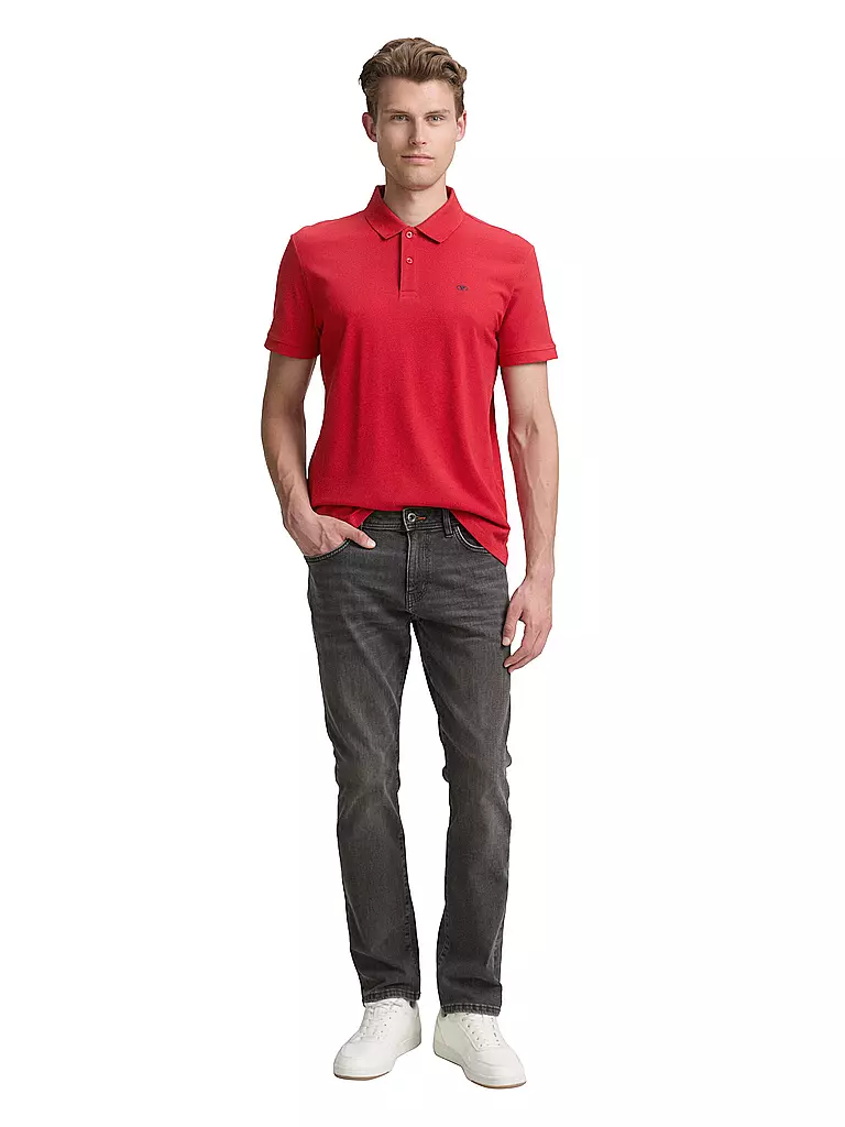 TOM TAILOR | Poloshirt  | rot