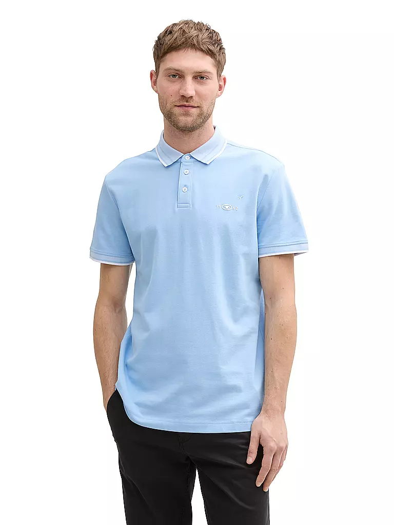 TOM TAILOR | Poloshirt  | hellblau