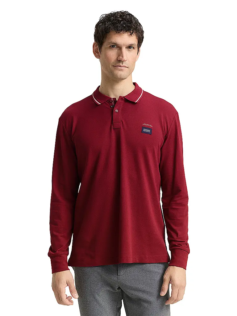 TOM TAILOR | Poloshirt  | Rot