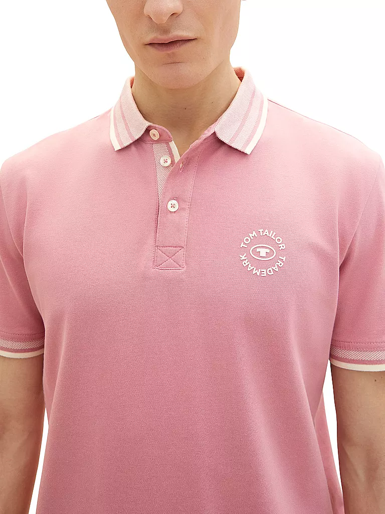 TOM TAILOR | Poloshirt  | rosa