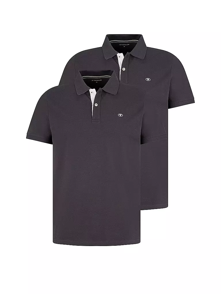 TOM TAILOR | Poloshirt Regular Fit | grau