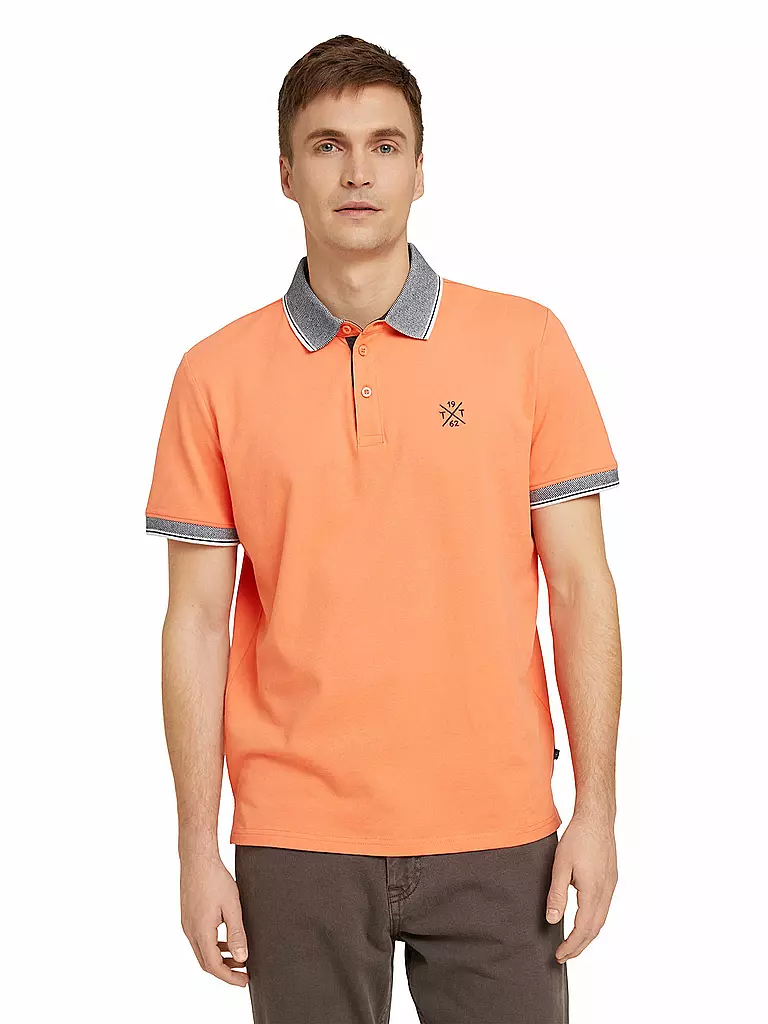 TOM TAILOR | Poloshirt Regular Fit | orange