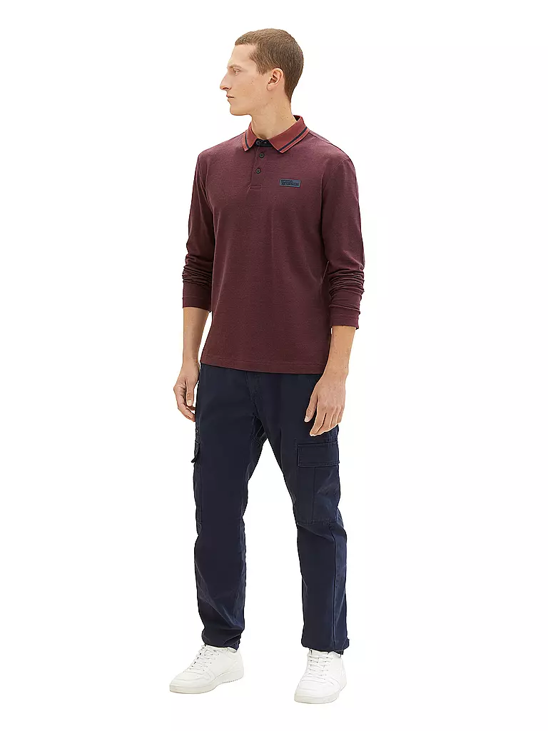 TOM TAILOR | Poloshirt | dunkelrot