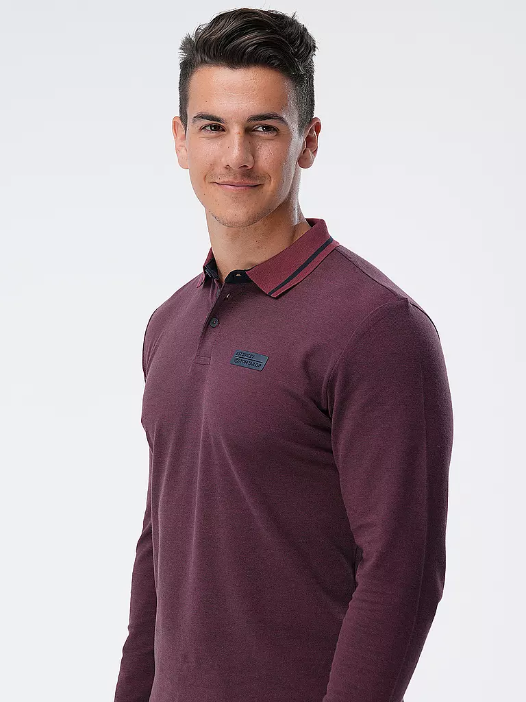 TOM TAILOR | Poloshirt | dunkelrot