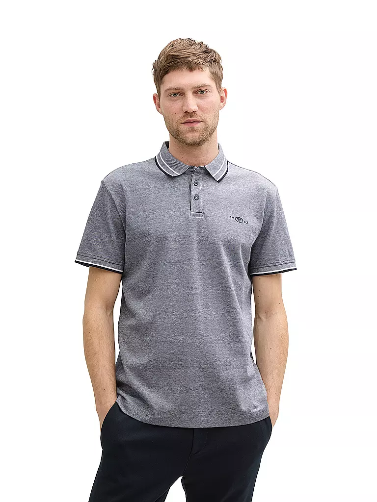 TOM TAILOR | Poloshirt | grau