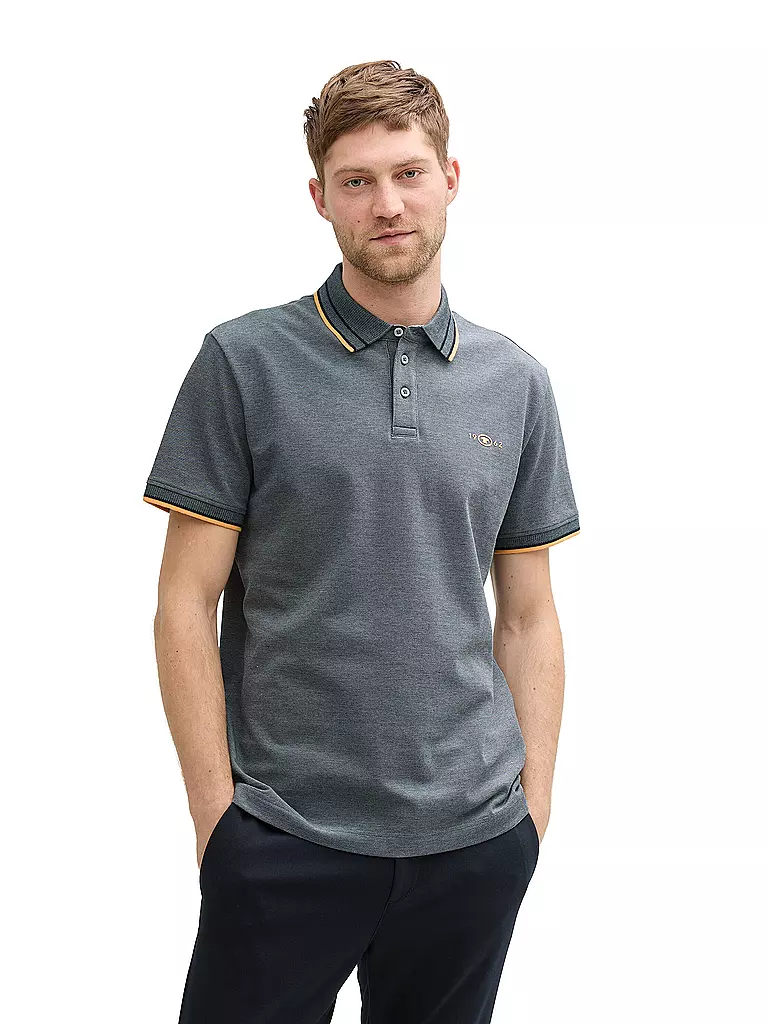 TOM TAILOR | Poloshirt | grau