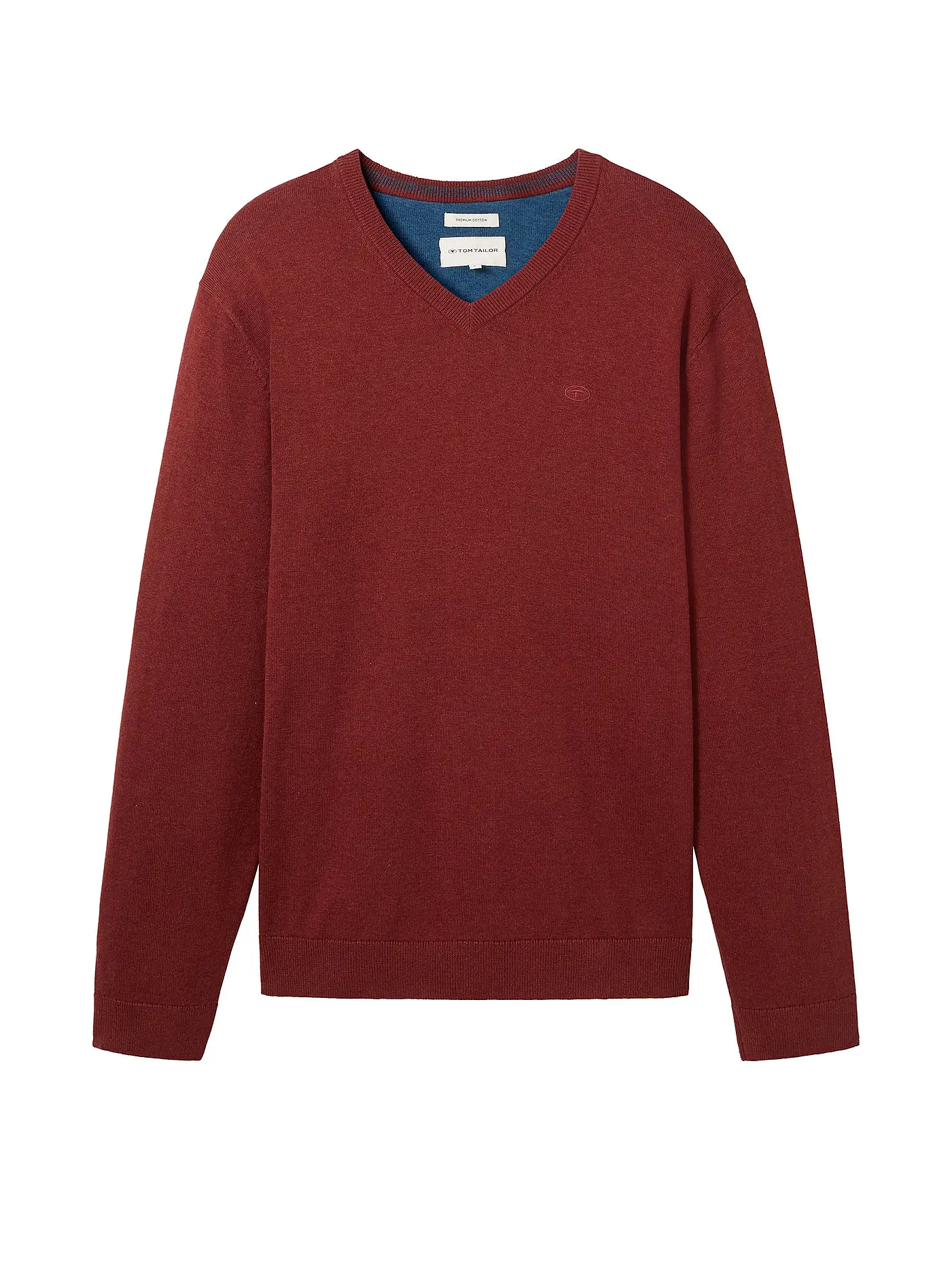 TOM TAILOR | Pullover  | rot