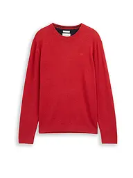 TOM TAILOR | Pullover  | rot