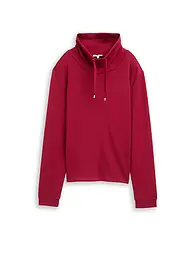 TOM TAILOR | Pullover  | Dunkelrot