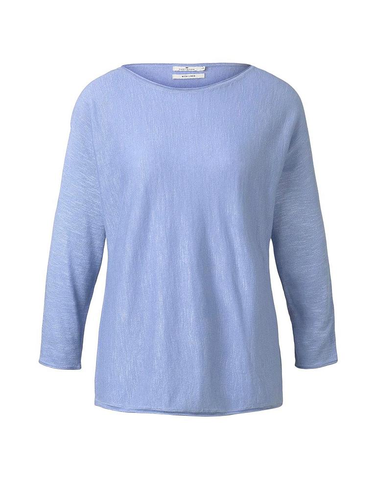 TOM TAILOR Pull-Over Femme Moulant Col Bateau - Coupe Ajustée Et Confortable