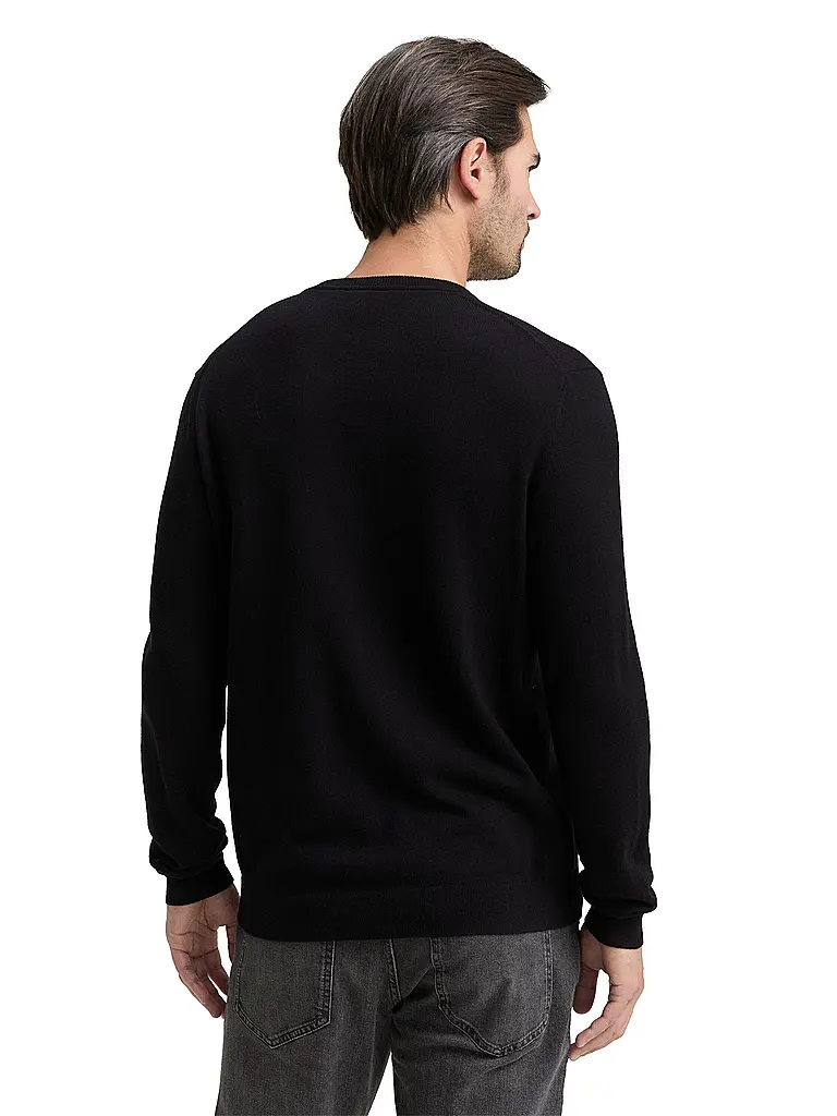 TOM TAILOR | Pullover  | schwarz