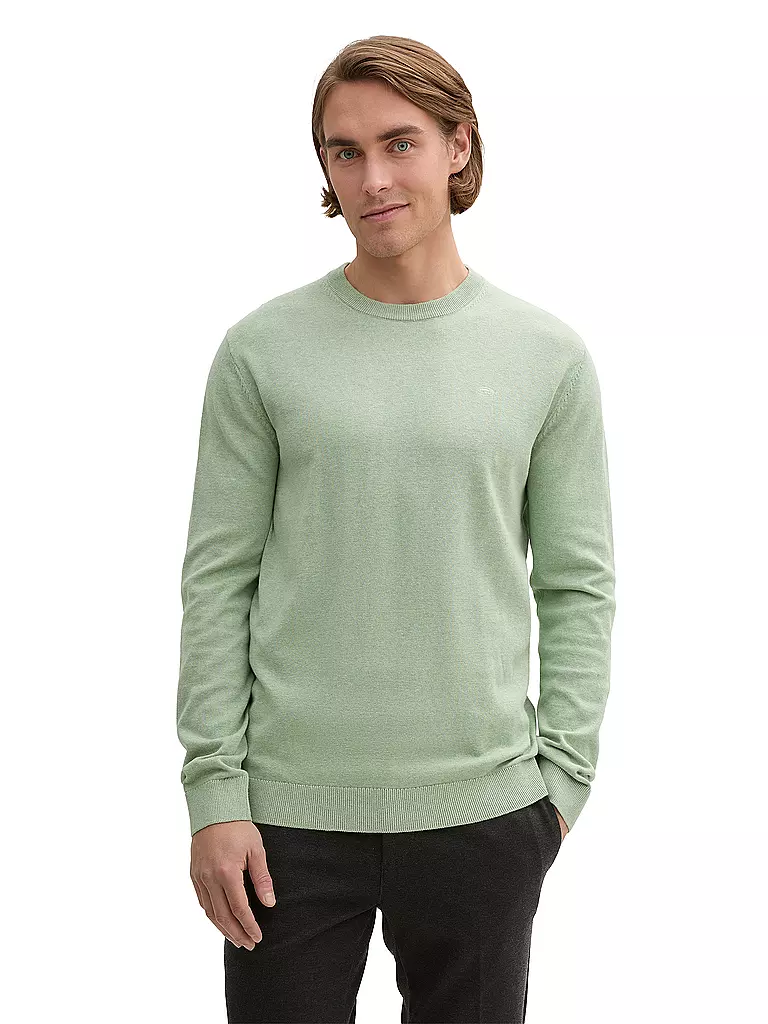 TOM TAILOR | Pullover  | hellgrün