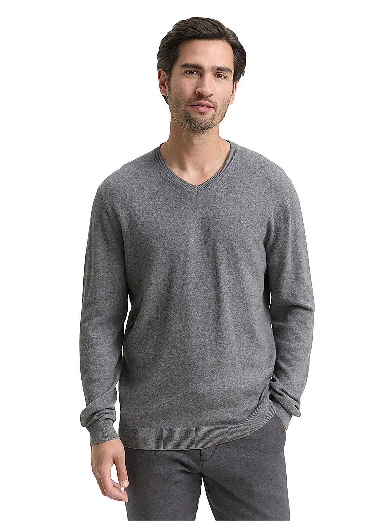 TOM TAILOR | Pullover  | grau