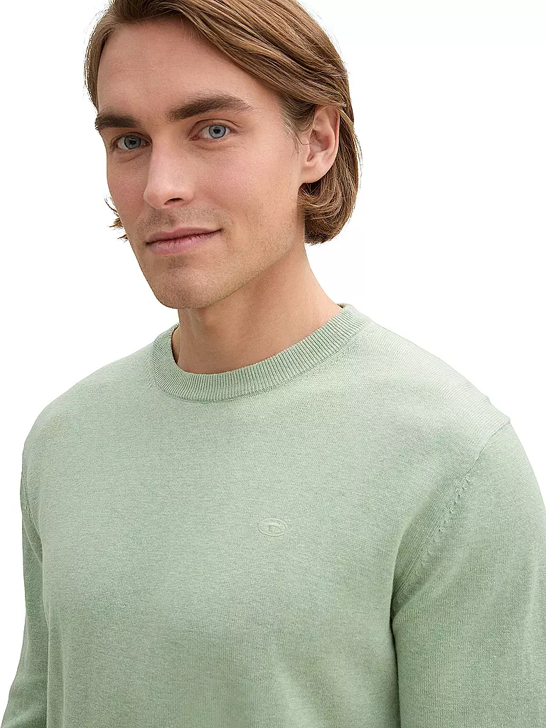 TOM TAILOR | Pullover  | hellgrün