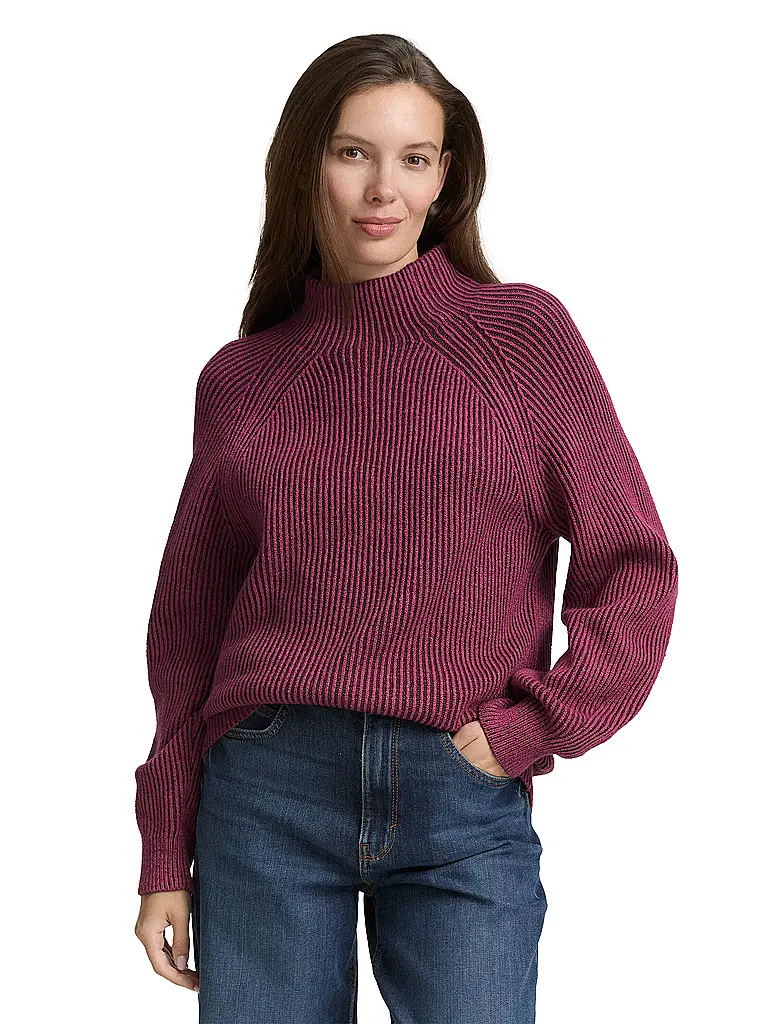TOM TAILOR | Pullover  | rot