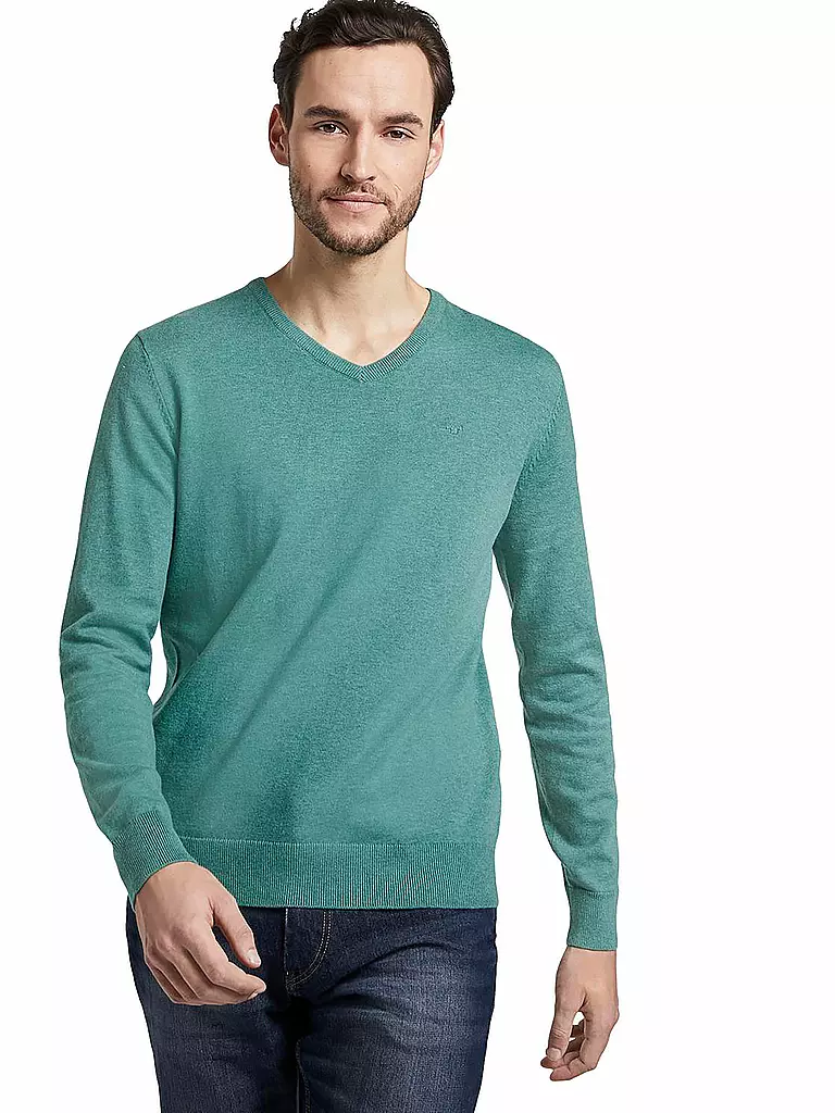 TOM TAILOR | Pullover Regular Fit  | blau