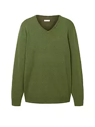 TOM TAILOR | Pullover | dunkelgrün