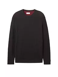 TOM TAILOR | Pullover | schwarz