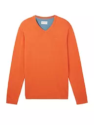 TOM TAILOR | Pullover  | orange