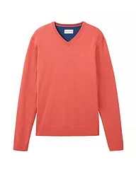TOM TAILOR | Pullover  | rot