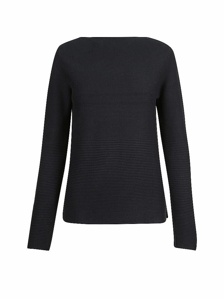 TOM TAILOR Pull-Over Femme - Col Bateau, Manches Longues, Coton Biologique, Confort Et Style Décontracté
