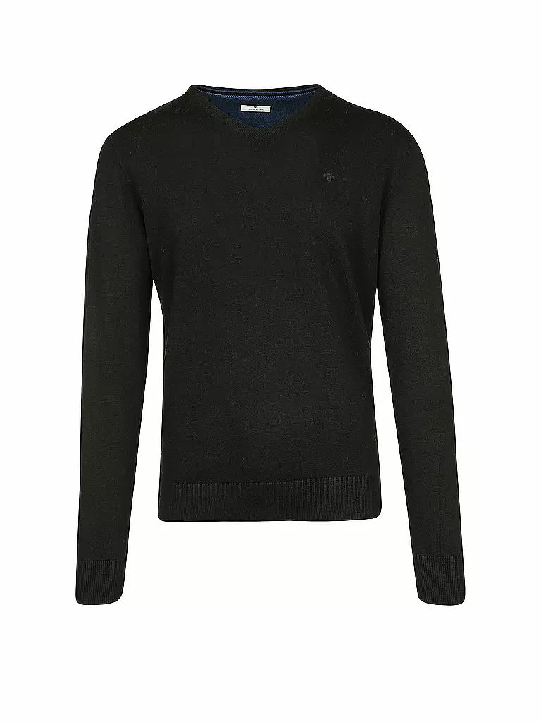 TOM TAILOR | Pullover | schwarz