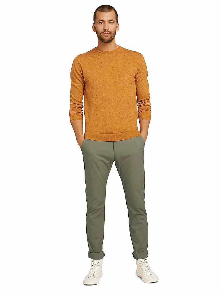 TOM TAILOR | Pullover | gelb