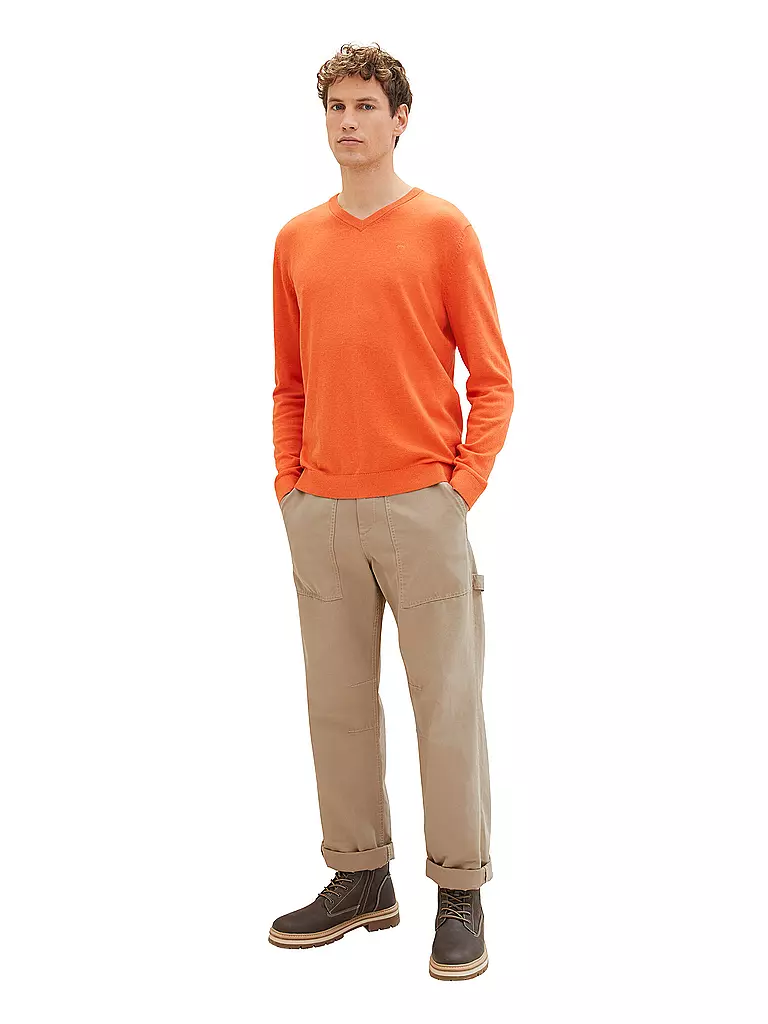 TOM TAILOR | Pullover | orange