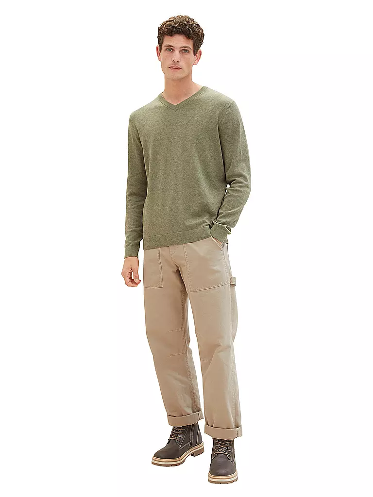 TOM TAILOR | Pullover | olive