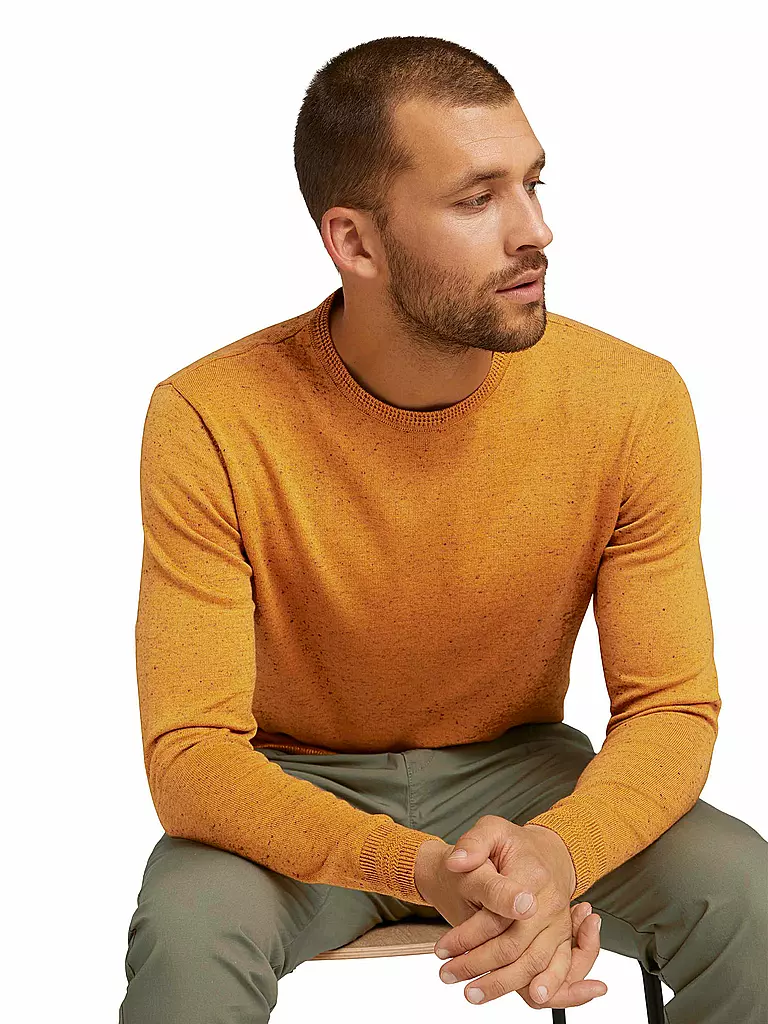 TOM TAILOR | Pullover | gelb