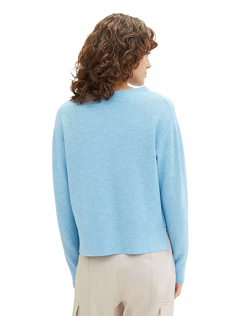 TOM TAILOR | Pullover | hellblau