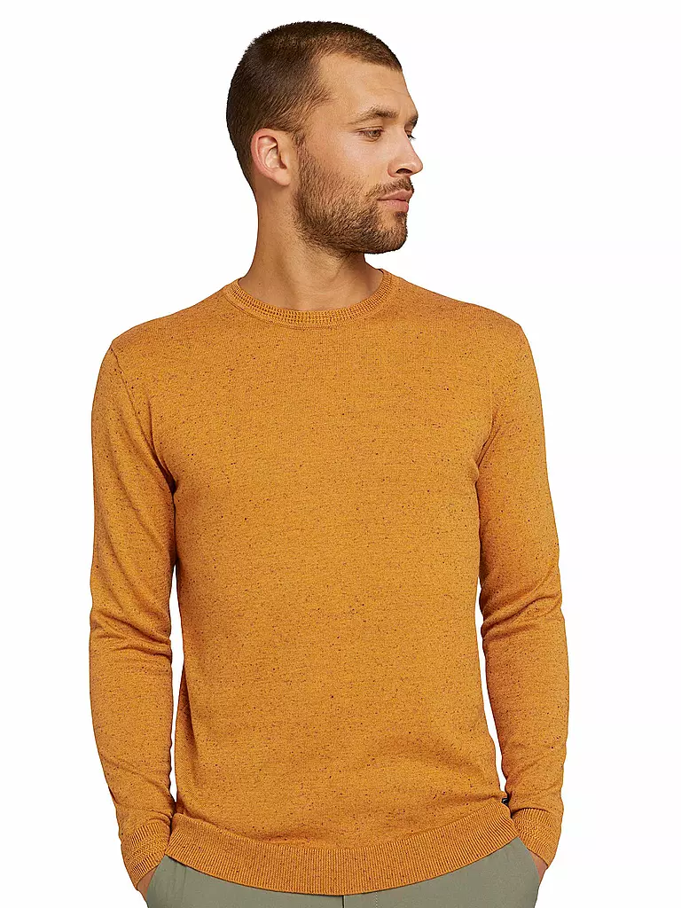 TOM TAILOR | Pullover | gelb