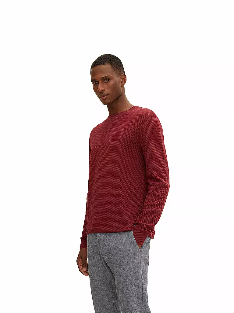 TOM TAILOR | Pullover | rot