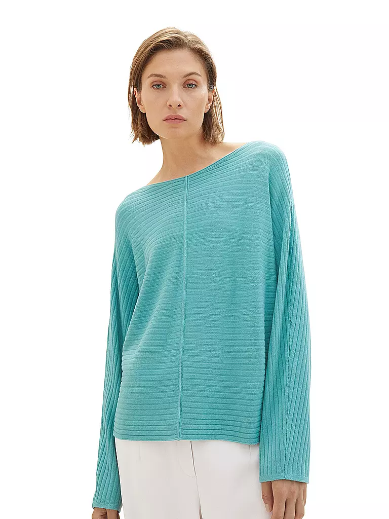 TOM TAILOR | Pullover | petrol