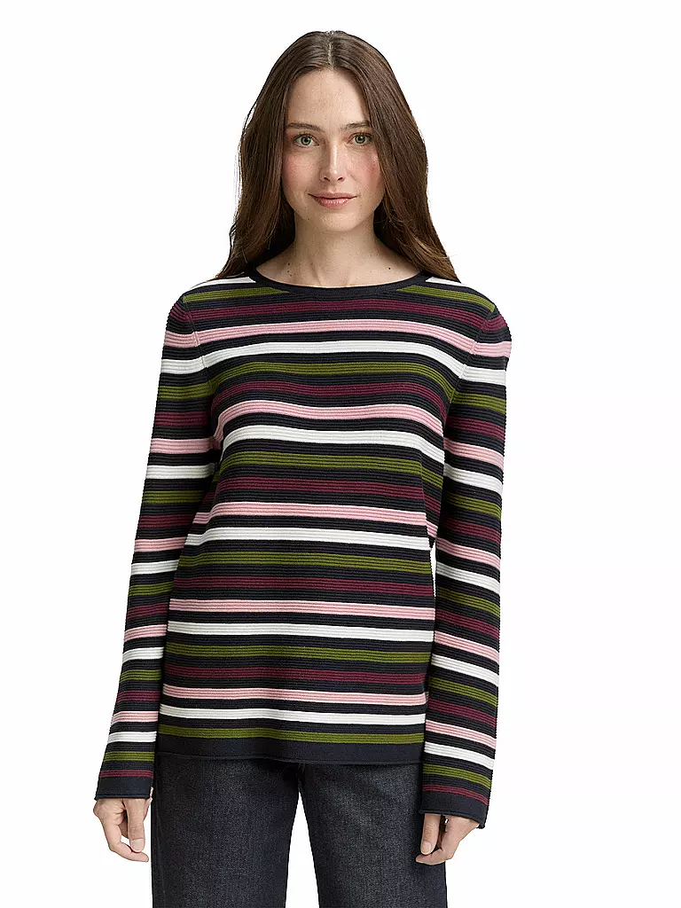 TOM TAILOR | Pullover | dunkelrot