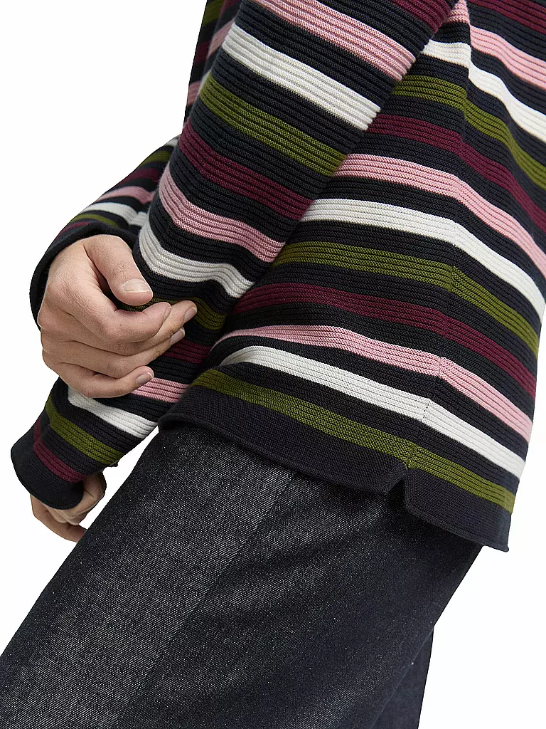 TOM TAILOR | Pullover | dunkelrot