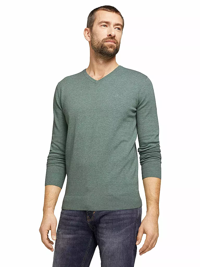 TOM TAILOR | Pullover | grün