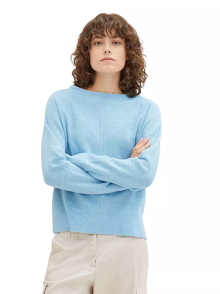 TOM TAILOR | Pullover | hellblau