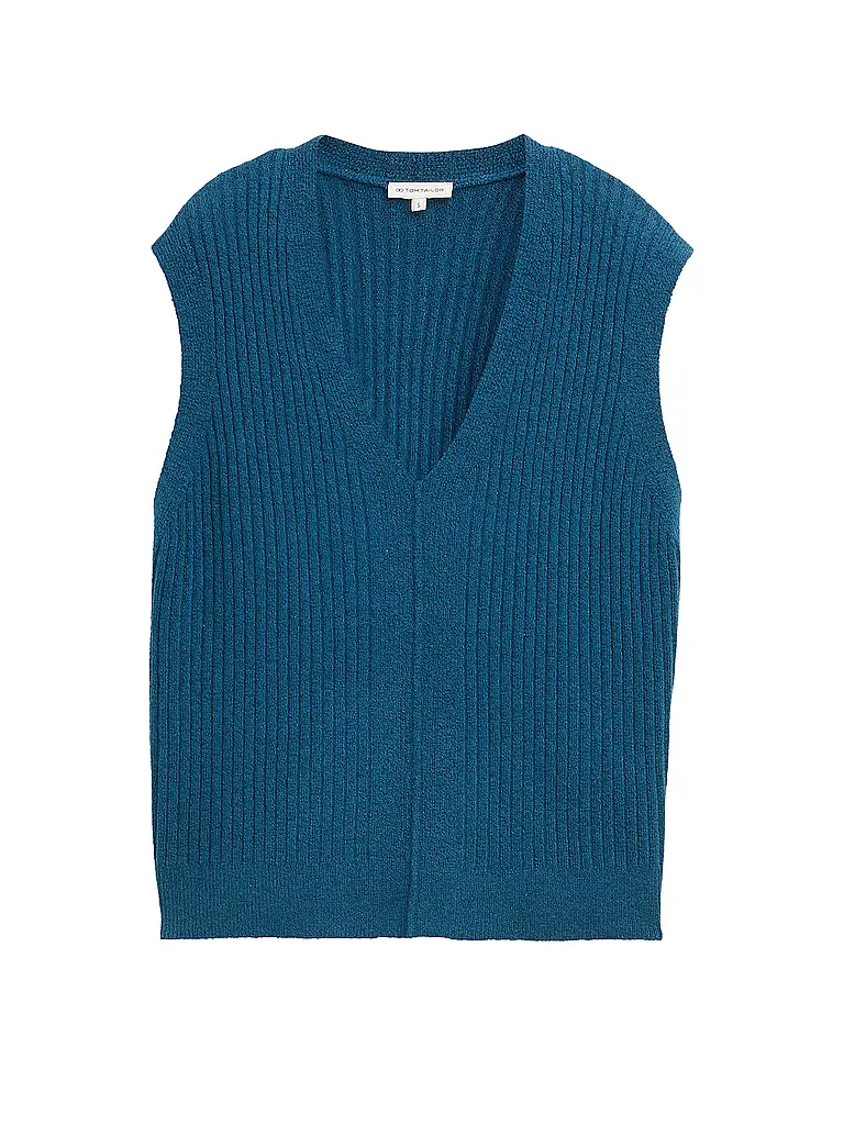 TOM TAILOR | Pullunder  | petrol