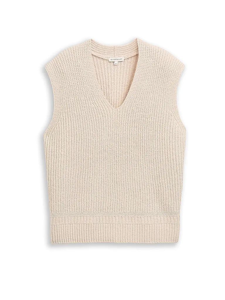 TOM TAILOR | Pullunder  | Beige